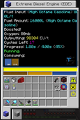 New GUI for Extreme Diesel Engines