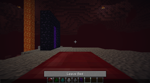 Sleeping in the Nether