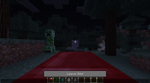 Sleep with nearby mobs