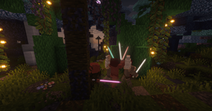 Jedi fighting Sith