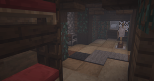 Inside a cabin
