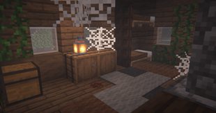 Inside of a cabin