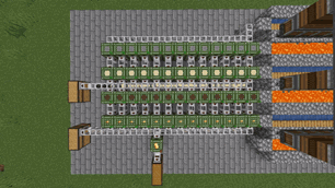 Gold farm with create and simple logistics