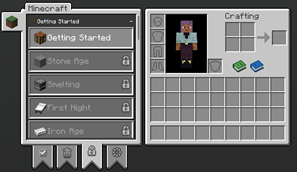 Quest book GUI | Built into the inventory