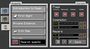 Quest Editor | Completion And Rewards