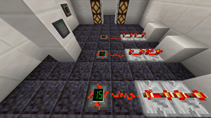 Relay display panel showing redstone strength