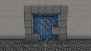 A forcefield constructed around blocks