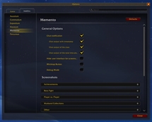 Options Menu 1