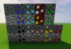 ores of stone and deepslate