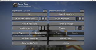 Pet Key Mappings UI