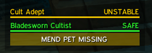 Mend Pet Functionality