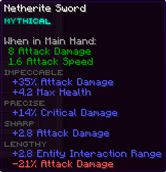 Mythical Netherite Sword