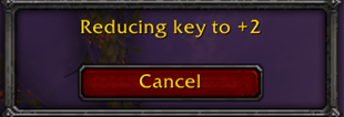 Reducing Key To +2 Cancel 