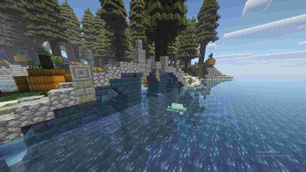 Ancient Bridge over water