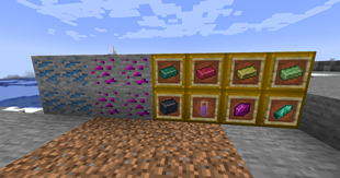 New ores, elements, double ingots, vials