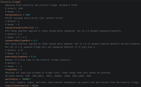 Default config file