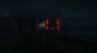 81-725 "Baltiets" enters the tunnel