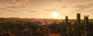 Eruption in the distant horizon