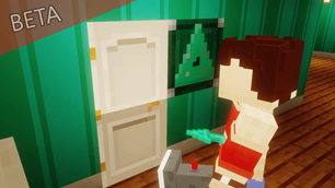 Man Infront of the door