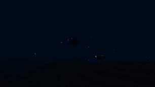 Black Sea Devil in the dark