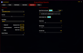 Appearance Tab