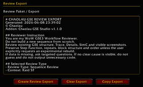 Review Export