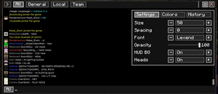 v1.2.0 Bloodlines chat settings for personalization (gear top right)
