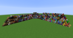 All Armors, Ores, Wood Types, etc...