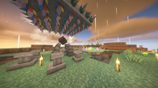 Thaumcraft setup with orchestra in the back