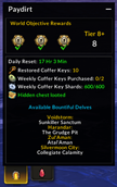 Delves Tab (Full Vault)