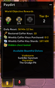 Delves Tab (Great Vault In Progress)