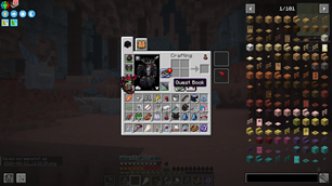 Quest book UI Button