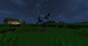 Ender Slayer Scythe from Reaper Herobrine (lets you control an ender dragon)