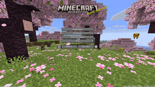 Minecraft title screen