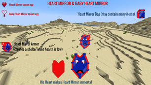 Heart Mirror & Baby Heart Mirror