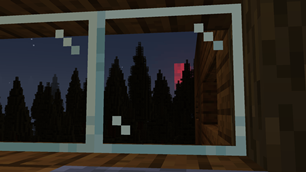 A blood moon rises