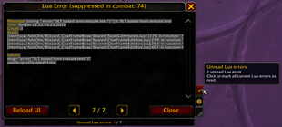 SLT Lua error window
