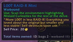 Exact Item Count - Multiple sources