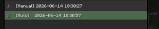 Manual and Automatic backups!