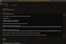 Build Notes and Talent Codes