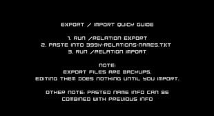 Quick Export Import Guide