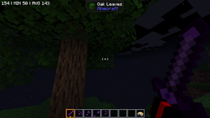 netherite tools + sword in hand