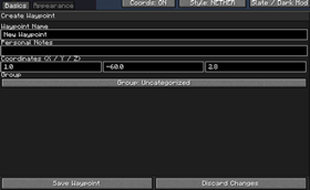 Player Create Waypoint UI Basics