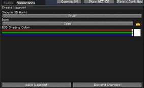 Player Create Waypoint UI