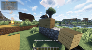 Building a new house for the village from the quest "Room for New Neighbors"