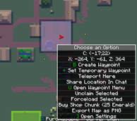 Buying chunks from xareo world map