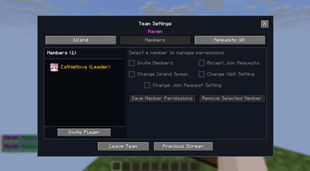 Team Settings - Members
