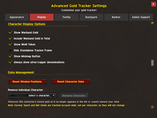 Display Settings Page