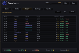History Tab