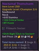 Exact Item Count - Count by upgrade level